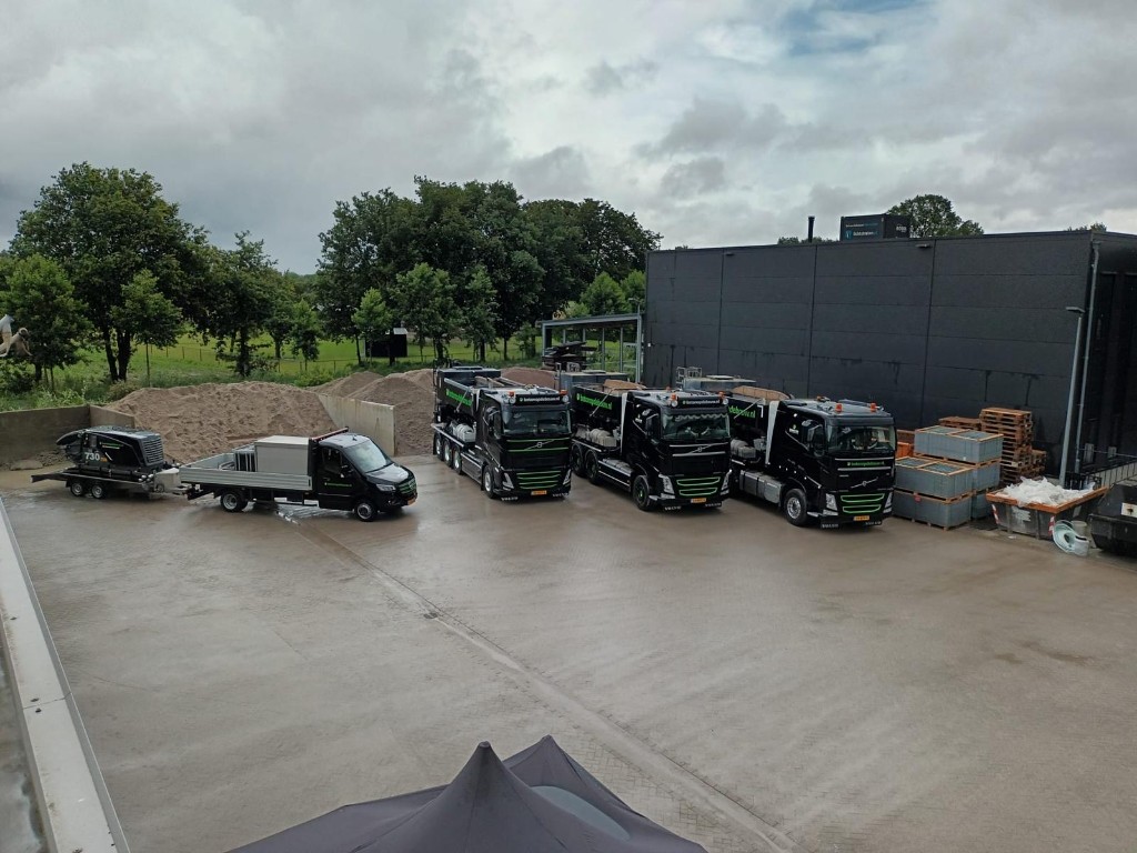 Wagenpark van Betonopdebouw